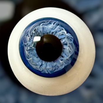 Reborn-Figurenaugen babyblau, Halbschale