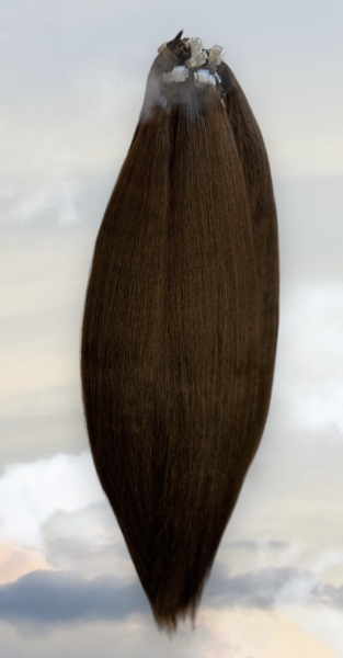 Premium-Alpaka, medium brown, gefärbt